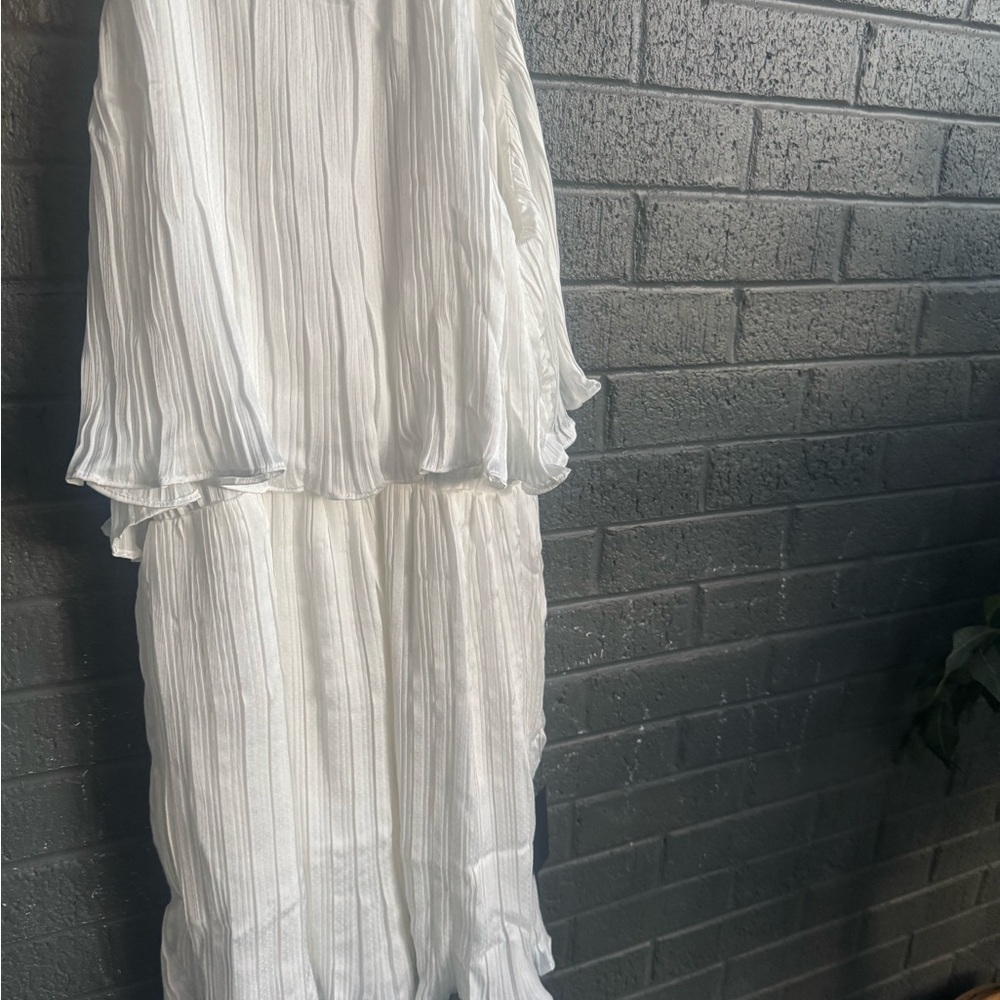 Lulu's White Asymmetrical Dress